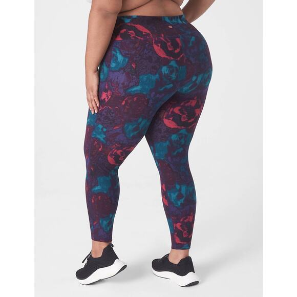 Livi Active Lane Bryant Plus Size 18 20 High Rise Soft 7/8 Leggings With Pockets - Picture 2 of 5